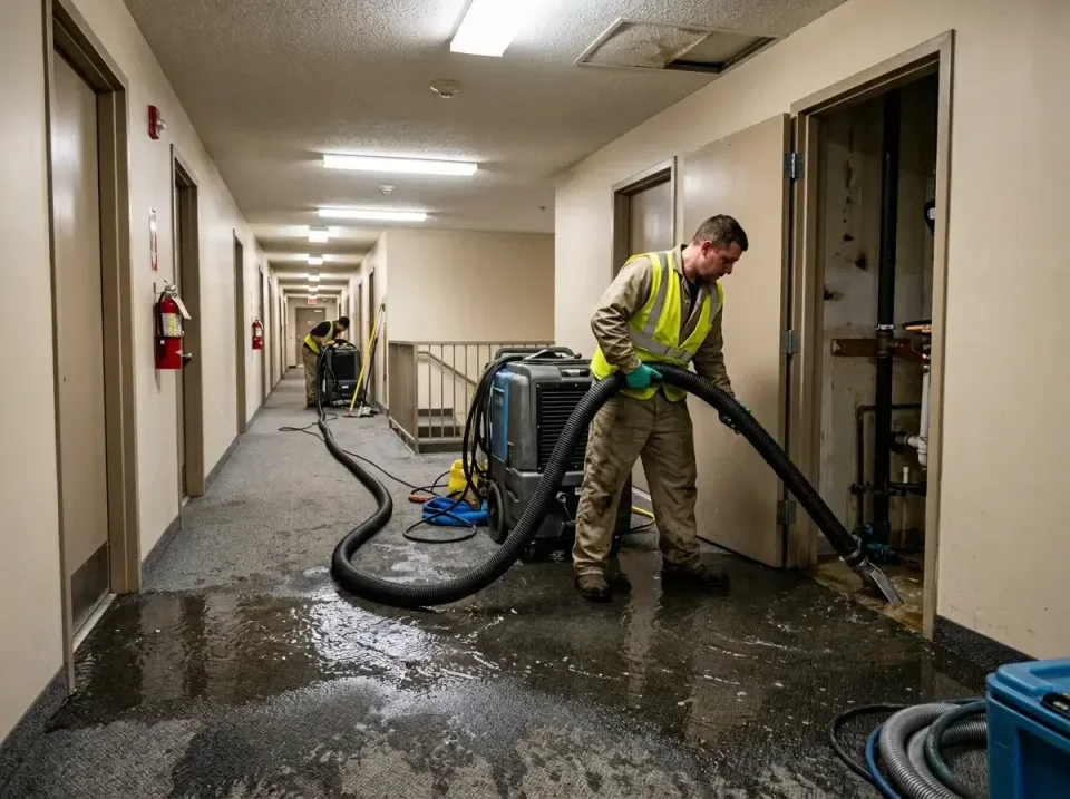 multi-unit-apartment-hallway-f-005 — frequently asked questions, Emergency Burst Pipe Water Extraction & Removal in Fairmoun…